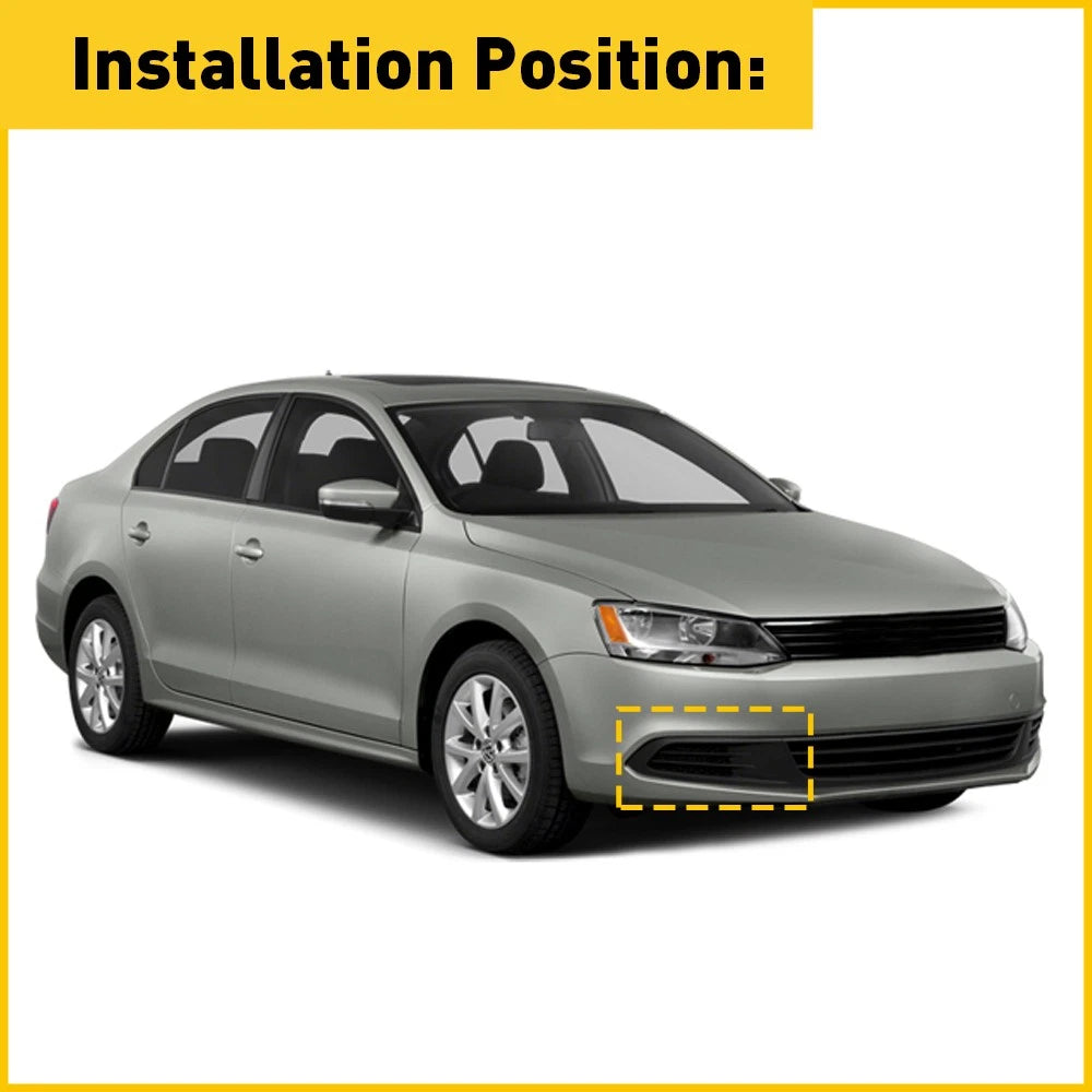 1X Fog Light Lamp Cover For 2011 2012 2013 2014 VW Jetta Passenger Side RH Right 6B93BC-57