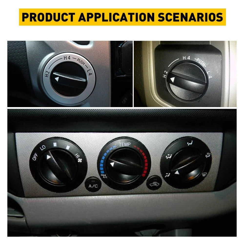 Fit for Toyota Tacoma 2005-2011 Control Knobs Heater Dials A/C Fan EOA 6B93BC-57