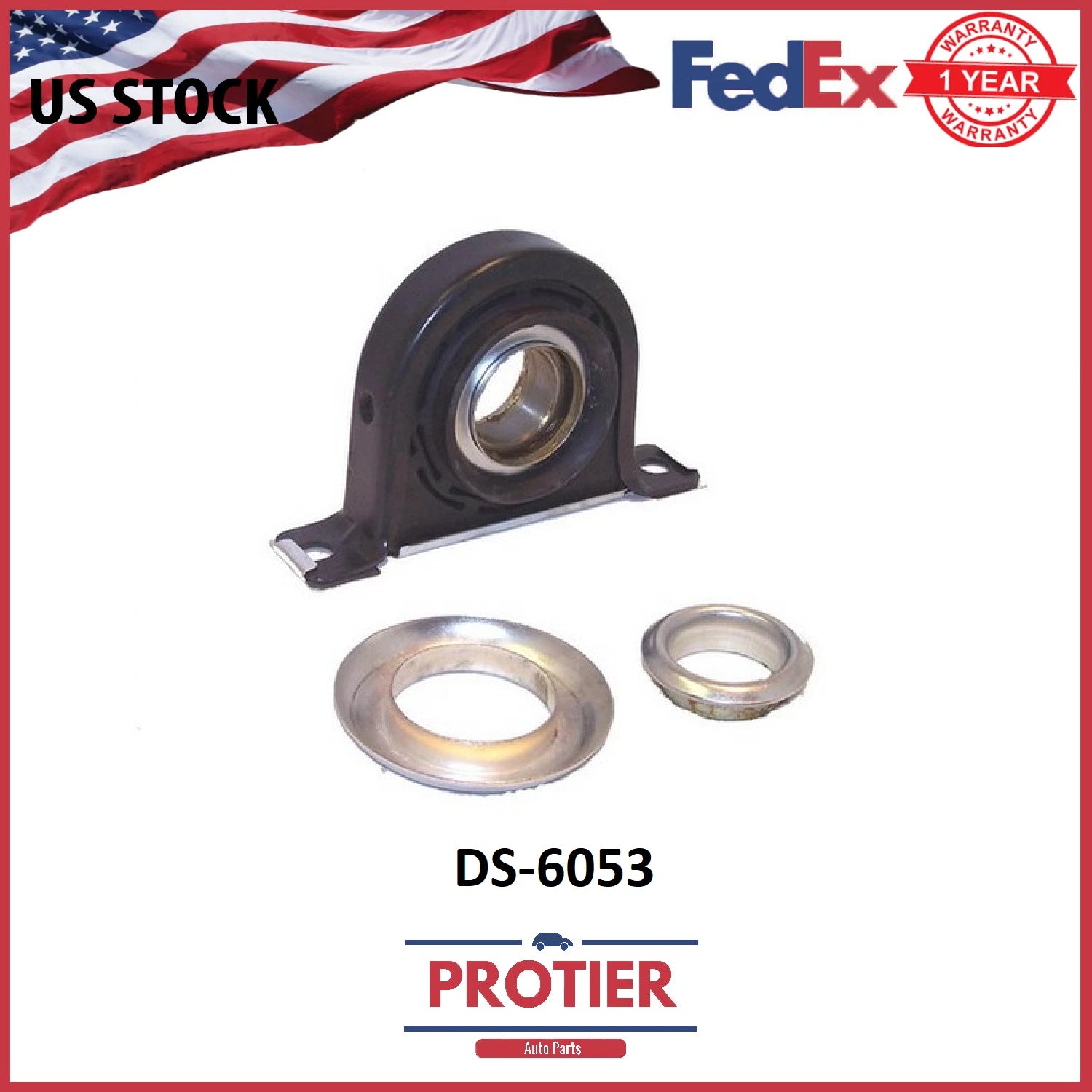 Protier Drive Shaft Center Support Bearing - Part # DS6053 6B93BC-57
