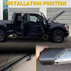 For 2015-2022 Ford F150 running board REAR cap end RIGHT Passenger step USEOA 6B93BC-57