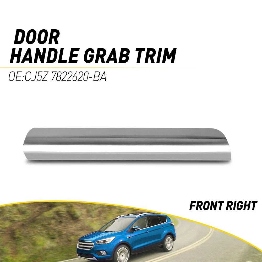 For Ford Escape 13-19 Front RH Door Handle Grab Trim Molding Right Silver EOA 6B93BC-57