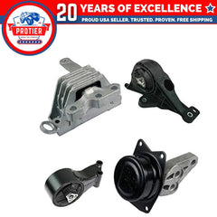 Motor & Trans Mount 4PCS Set Fit 2014-2019 Chevrolet Impala 3.6L Flex for Auto 6B93BC-57