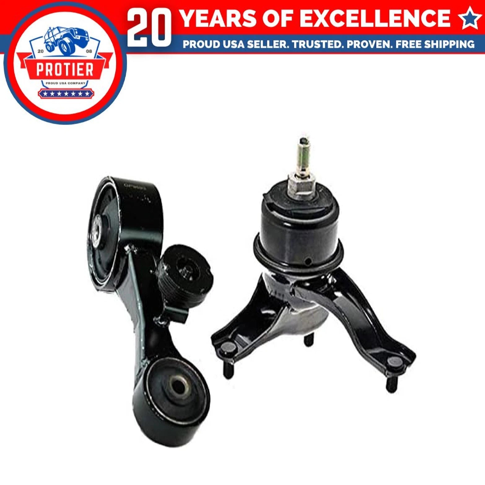 Fits 2009-2016 Toyota Venza 3.5L Front RT Motor & Rear Torque Strut Mount : 6B93BC-57