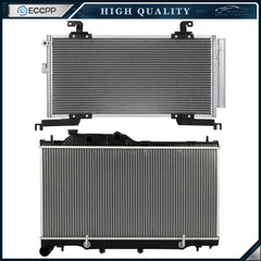 Aluminum Radiator & AC Condenser Cooling Kit For 2015-2018 2019 Subaru Legacy 6B93BC-57