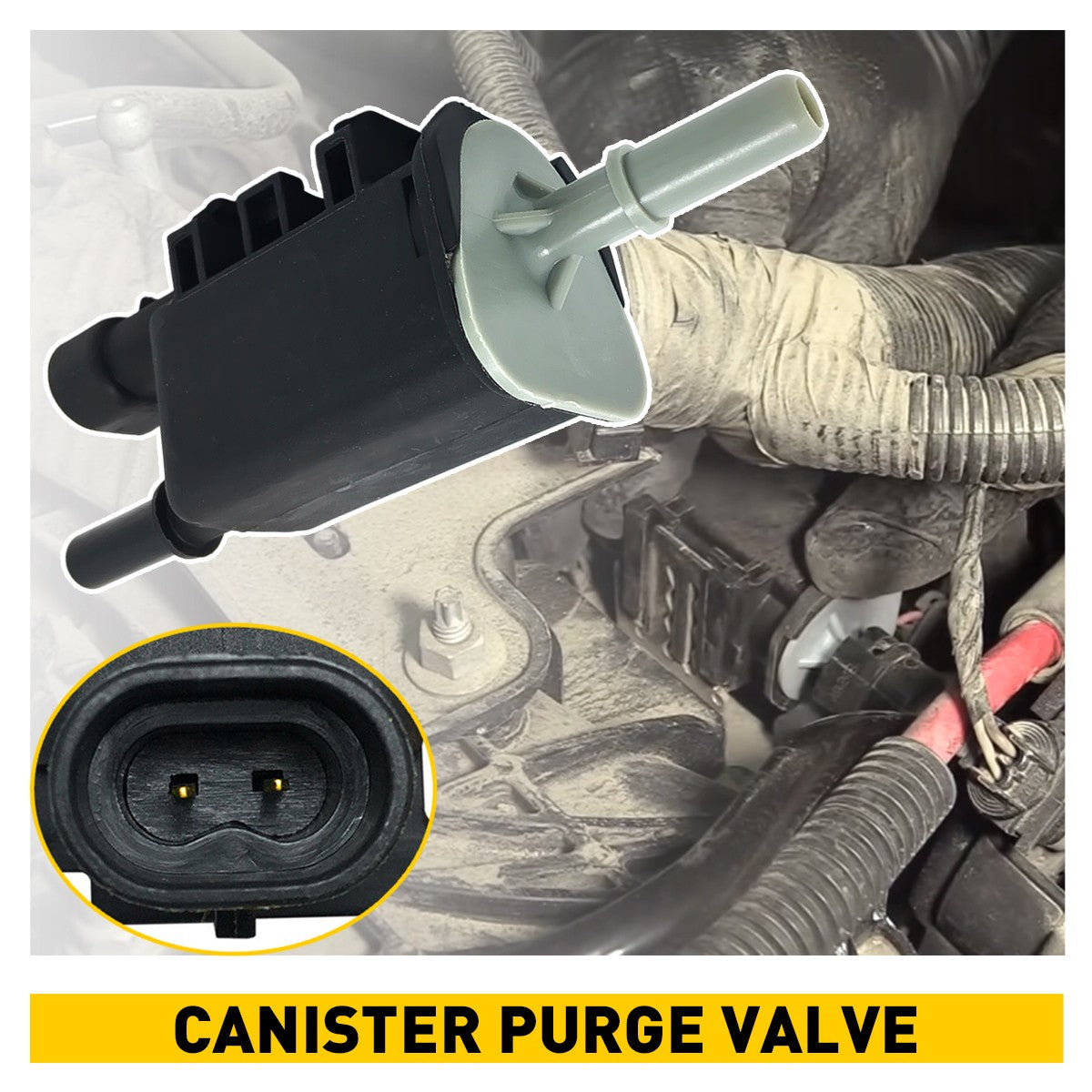 Emisson Purge Canister Vapor Solenoid Valve Fit Chevy EVAP Buick GMC # 12597341 6B93BC-57