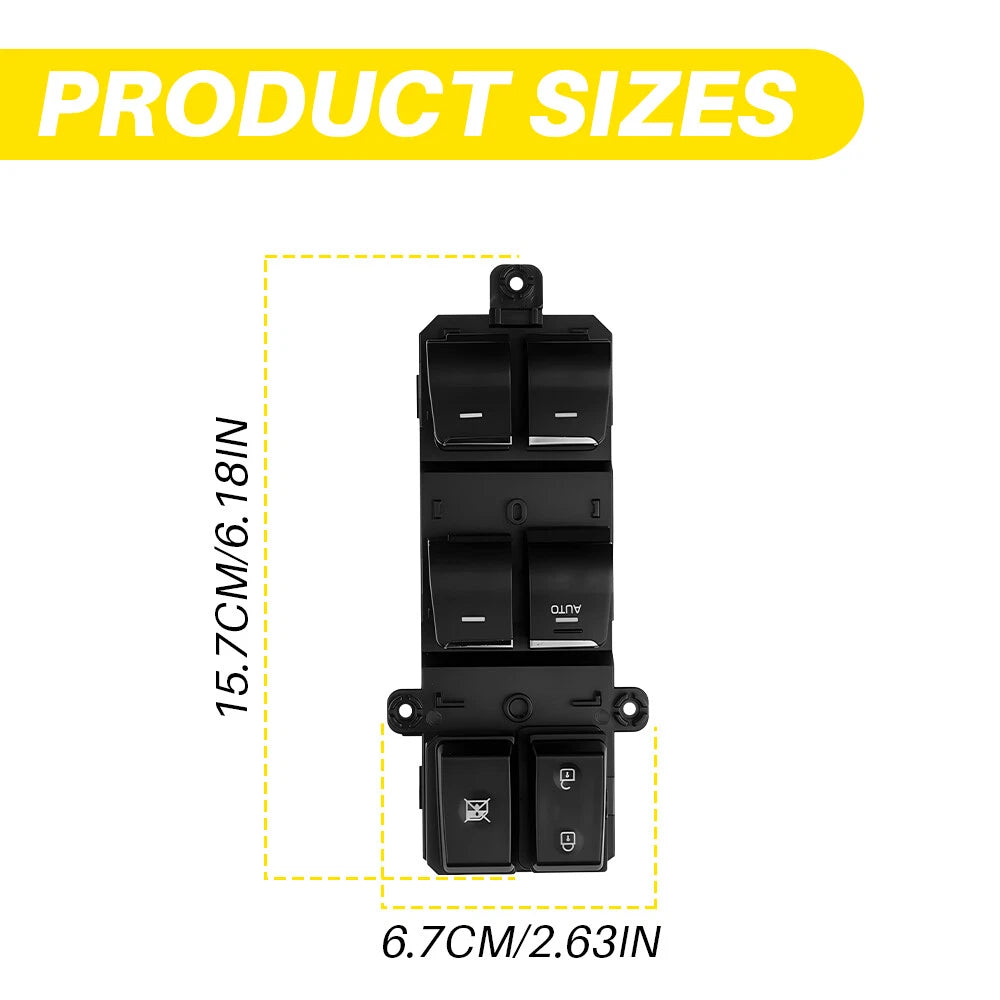For 2016-2018 Hyundai Tucson Driver Left Side Master Power Door Window Switch EA 6B93BC-57