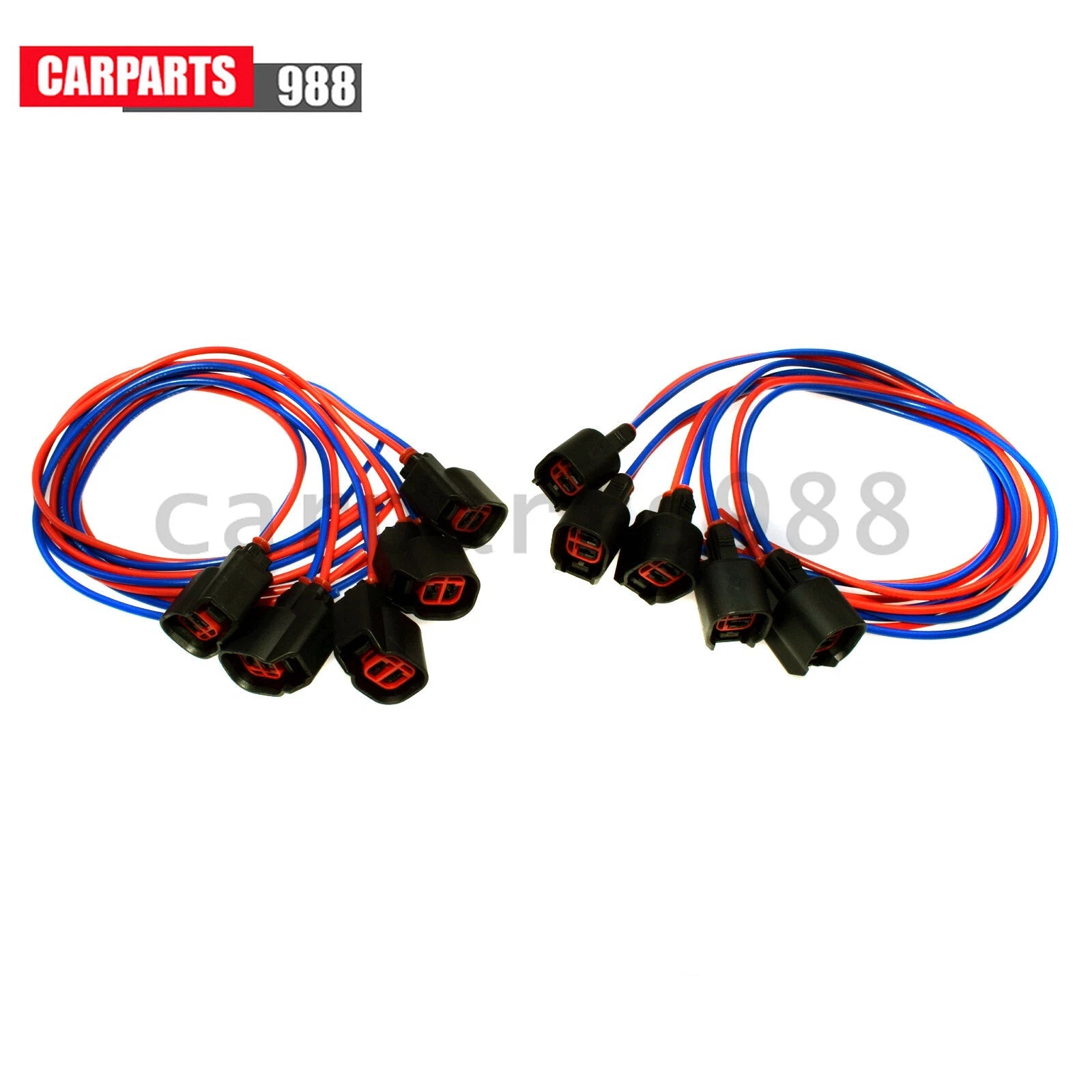 10Pcs Fuel Injector Harness Connector for 1P1344 PT2160 WPT-1051 S-824 88988313 6B93BC-57