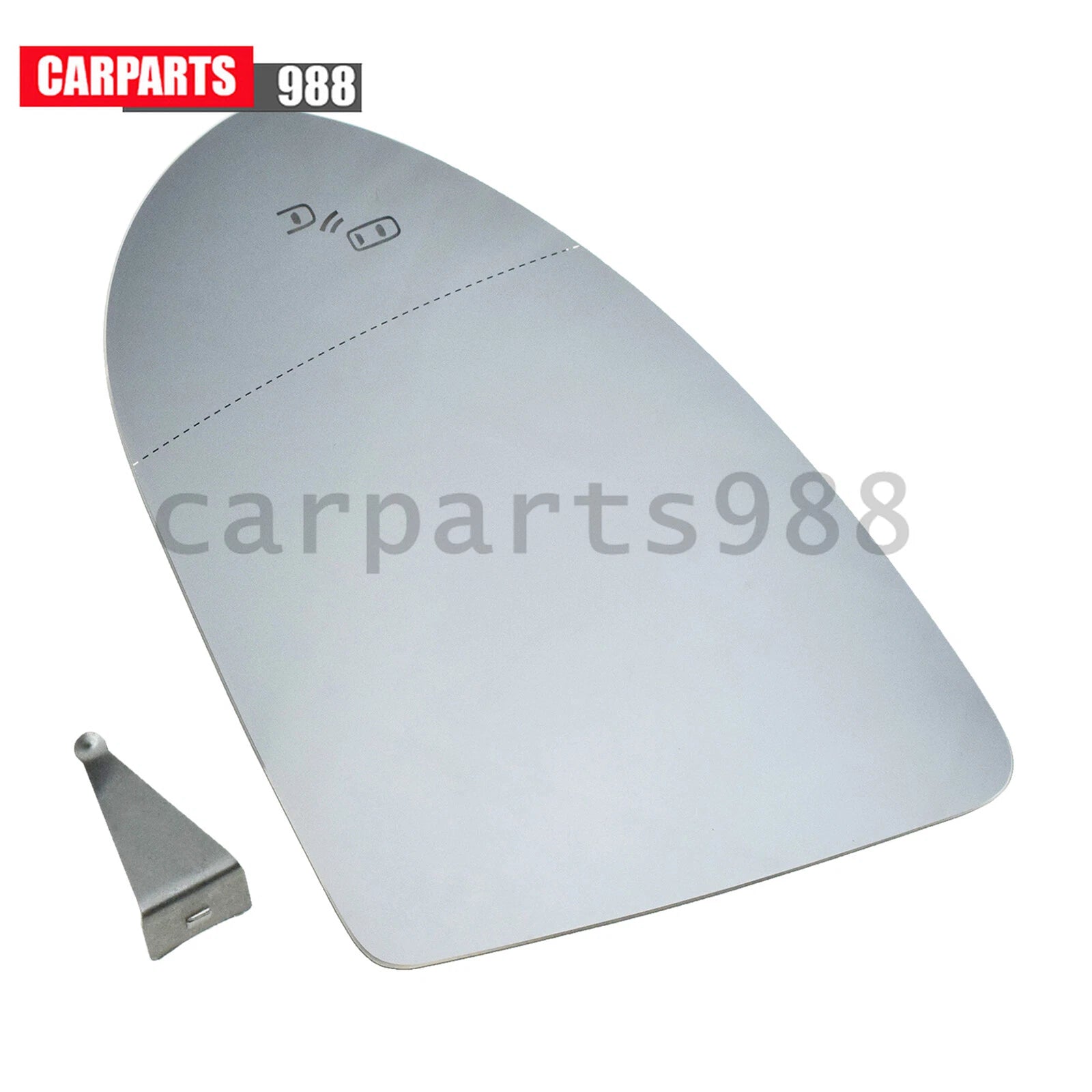 Left Side Door Mirror Glass Heated w/Blind Spot For VW Golf GTI E-Golf 5G0857521 6B93BC-57