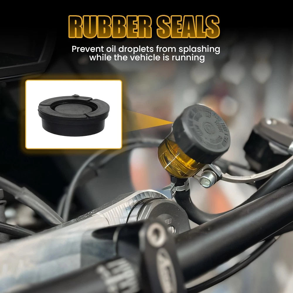 Motorcycle Brake Fluid Reservoir For Honda Kawasaki Ducati Suzuki Yamaha Triumph 6B93BC-57