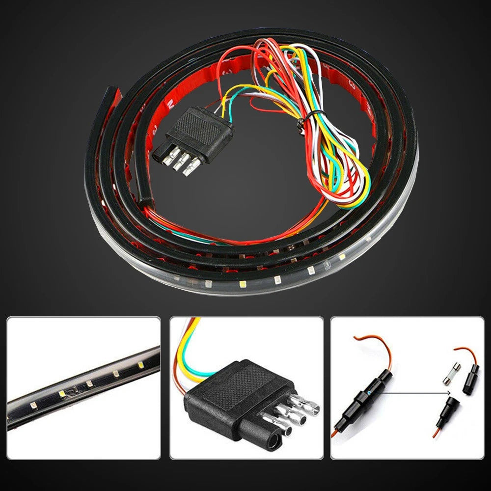 60" LED Strip Tailgate Light Bar Reverse Brake Signal For Chevy Ford Dodge EOA 6B93BC-57