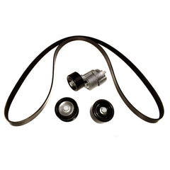 Tensioner & Serpentine Belt &Idler Pulley Kit For Hyundai Santa Fe Sorento Forte 6B93BC-57