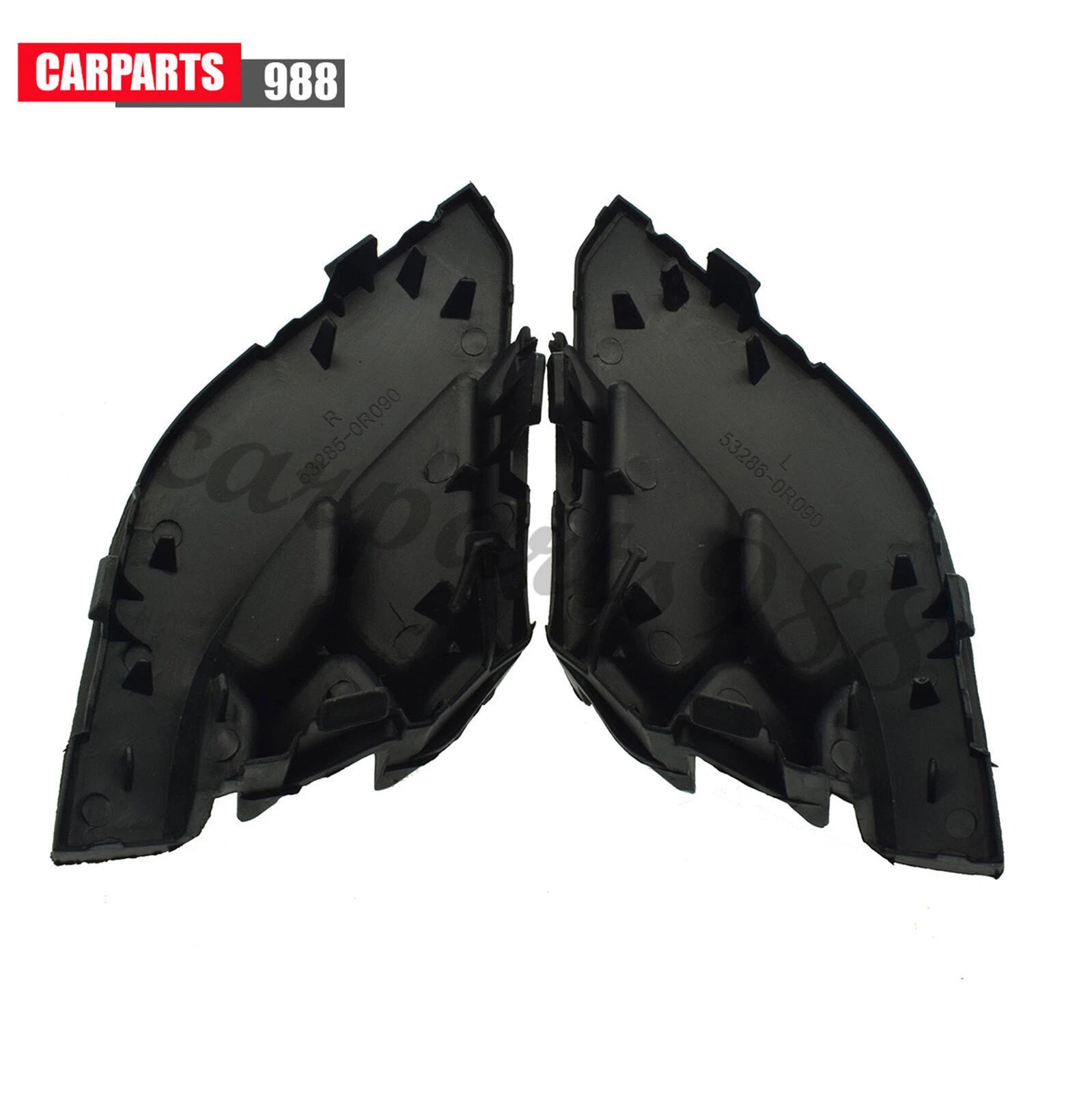 Pair Left Right Tow Eye Covers For 2016-2018 Toyota RAV4 532850R090 532860R090 6B93BC-57
