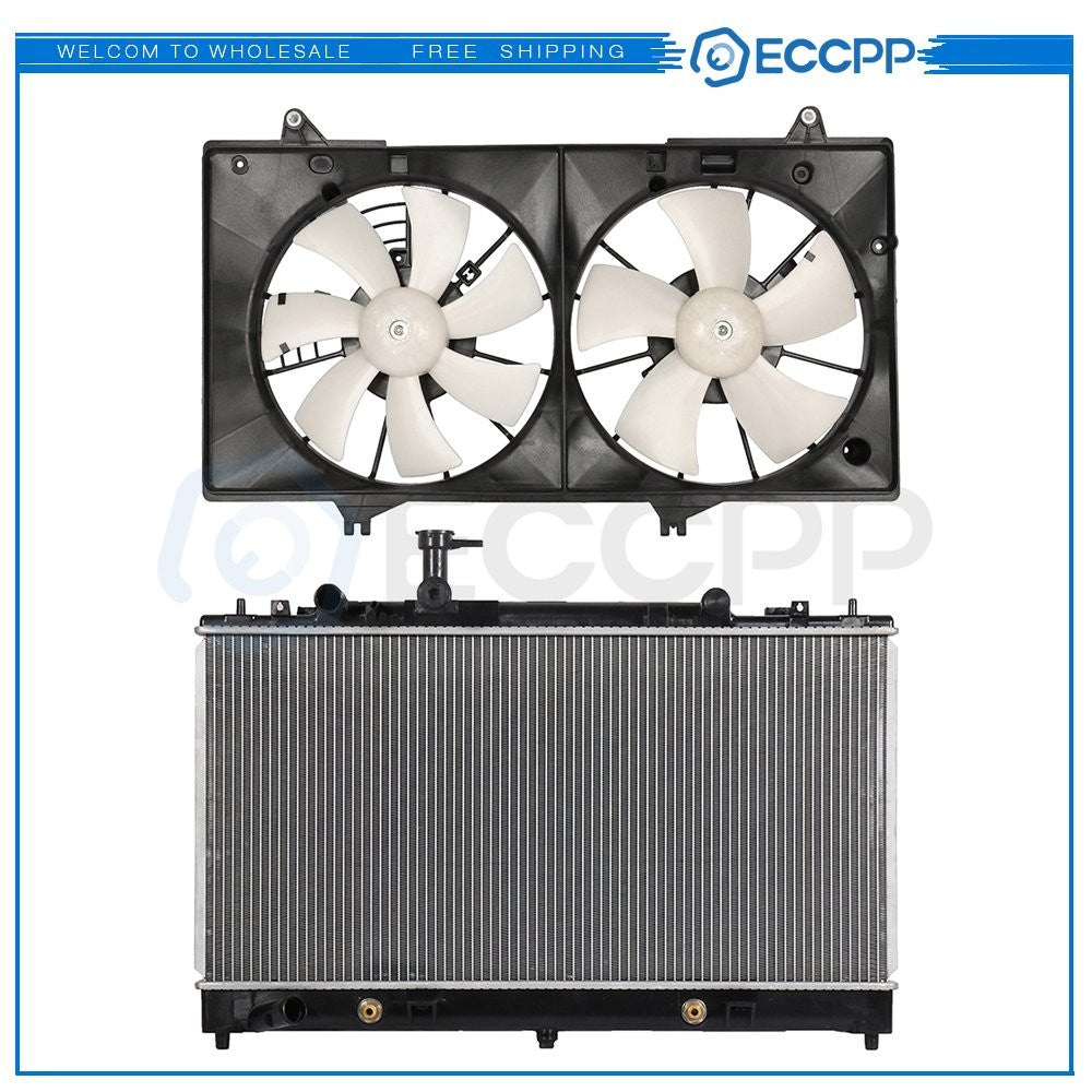 Electric Radiator Cooling Fan Kit For 2003 2004 2005 2006 2007 2008 Mazda 6 6B93BC-57