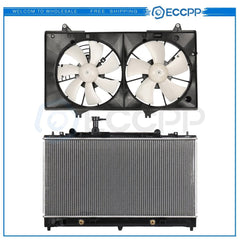 Electric Radiator Cooling Fan Kit For 2003 2004 2005 2006 2007 2008 Mazda 6 6B93BC-57