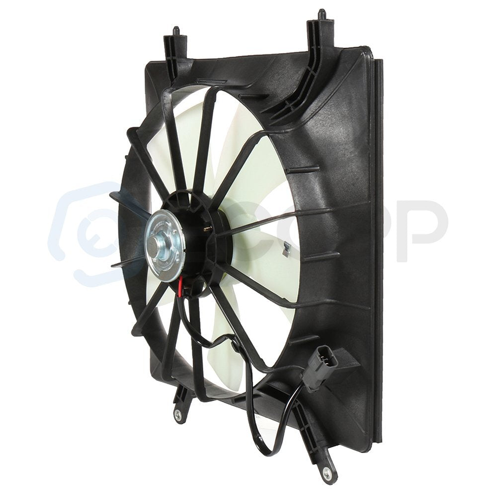 Radiator Condenser Cooling Fan Assembly For 2003 2004 2005 2006 Honda Element 6B93BC-57