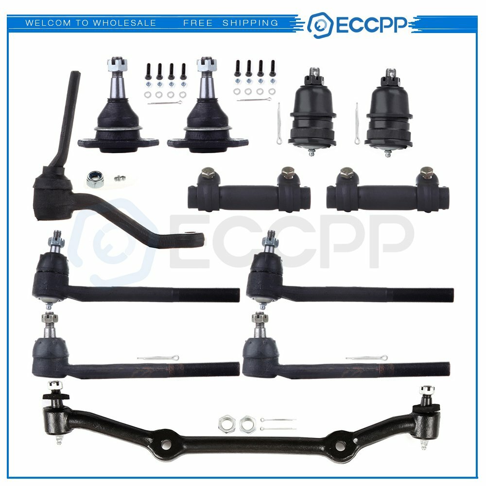 12pcs Front Suspension Kit Tie Rod Ends For 1996-2004 2005 Chevrolet Blazer 2WD 6B93BC-57