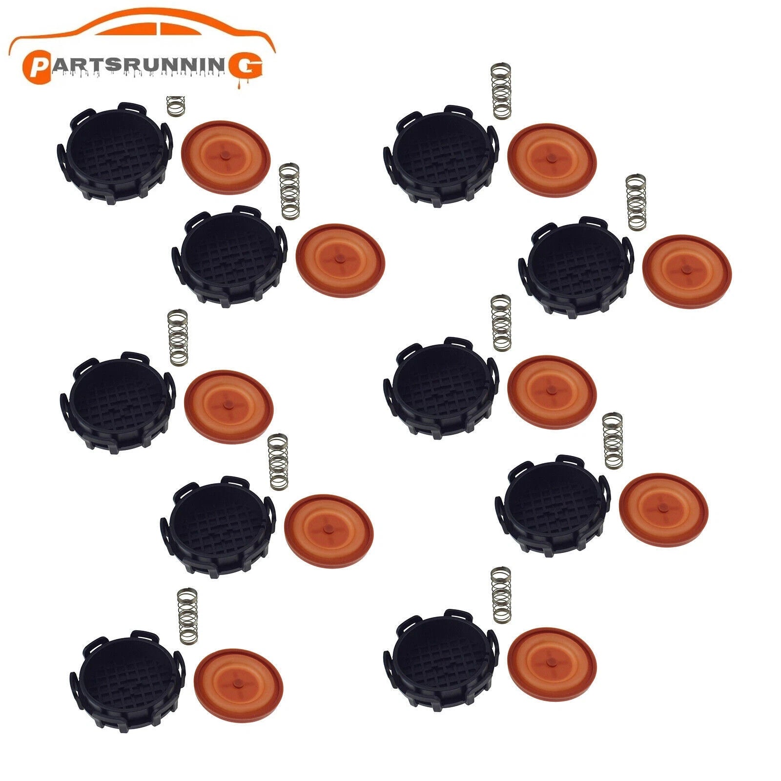 10PCS Valve Cover PCV Repair Kit For Citroen 1.6 HDI Volvo Ford MAZDA3 0248.L1 6B93BC-57