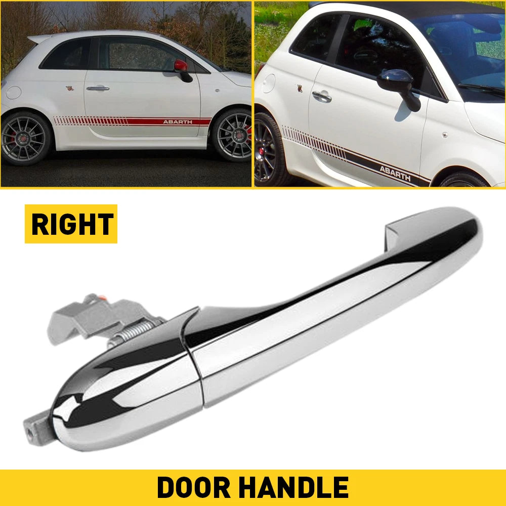 Door Handle Front Passenger Right Side Chrome RH Hand For Fiat 500 68069942AC EA 6B93BC-57