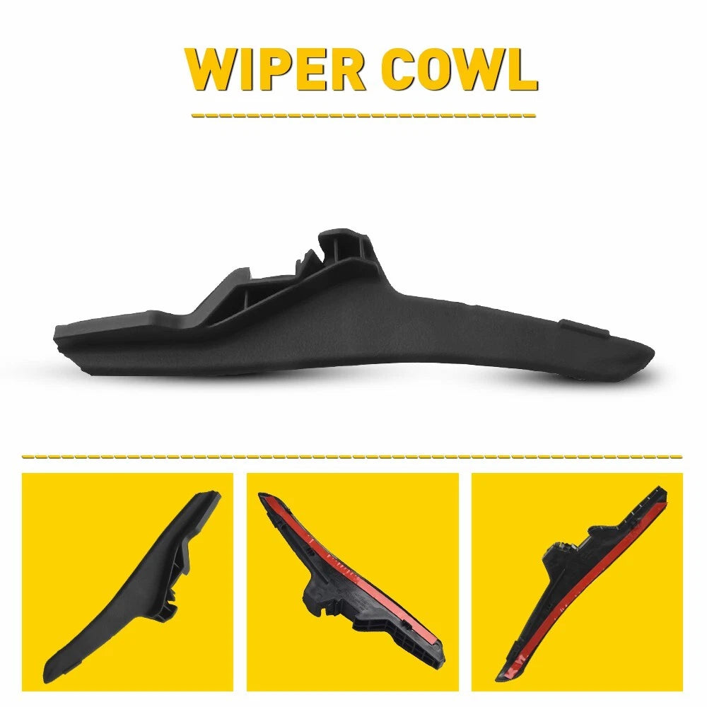 Windshield Wiper Cowl Extension Trim Hood Side Seal Fits 14-19 Toyota Corolla LE 6B93BC-57