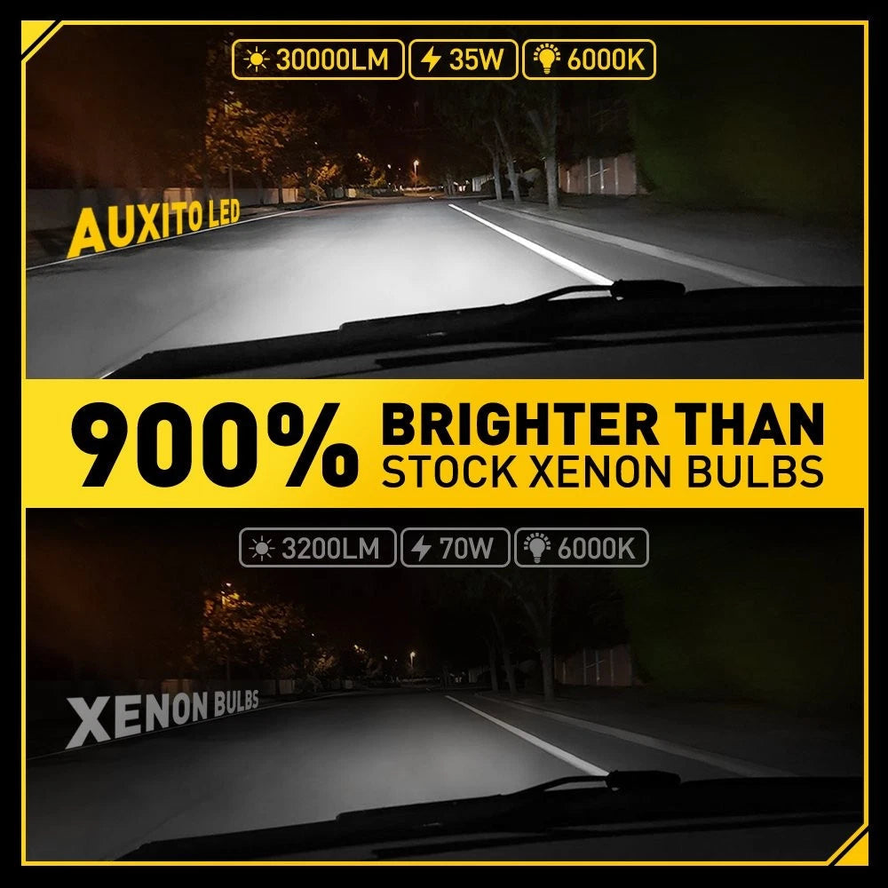 AUXITO D5S LED Headlight Bulbs High Low For Audi A3 A4 A5 A6 Q3 Q5 Q7 S4 S5 EOA AUXITO