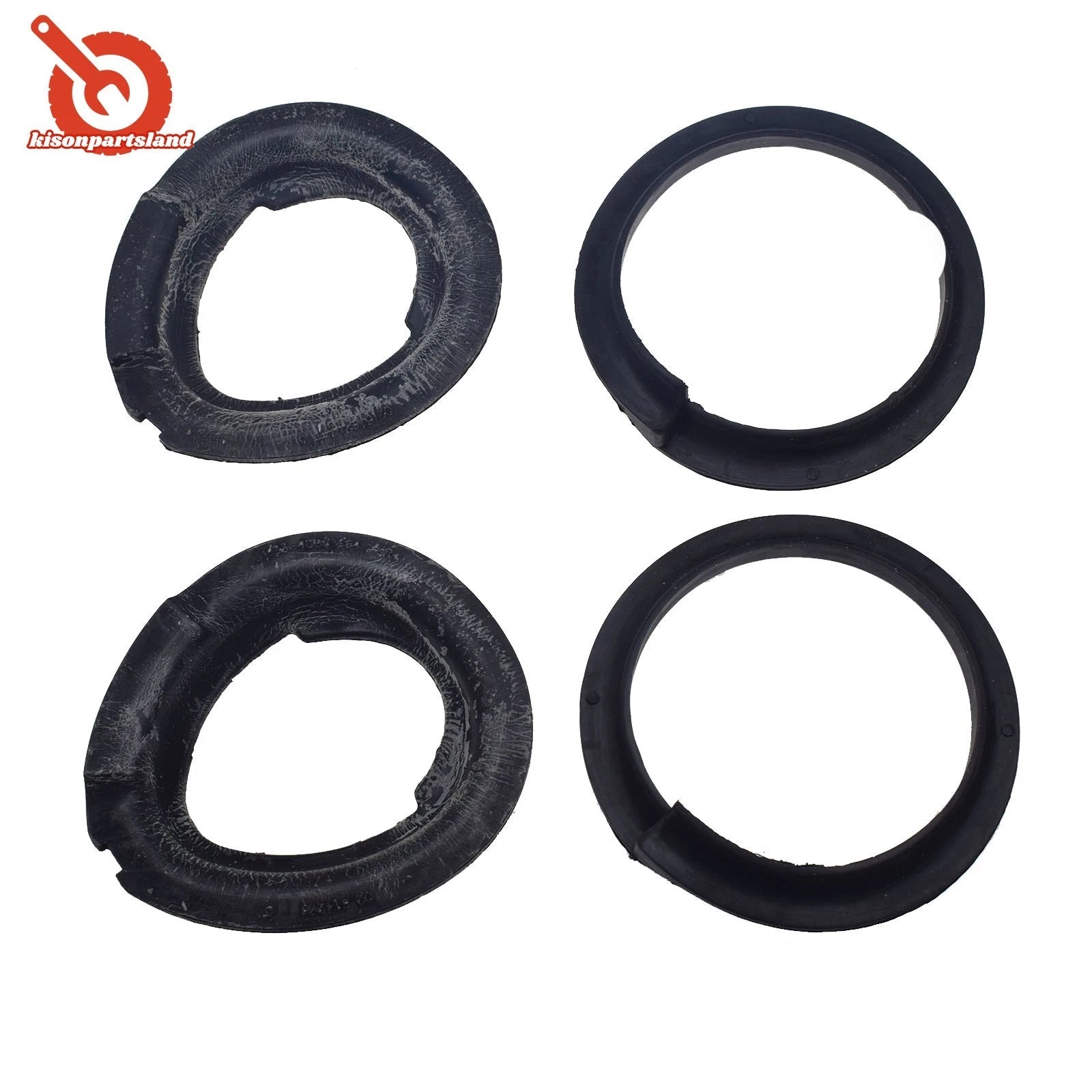 4PCS Front Upper&Lower Spring Pads Coil Shim For BMW E39 31331091867,31331096664 6B93BC-57