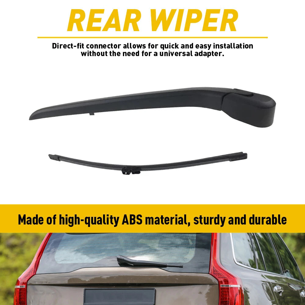 Rear Wiper Blade and Arm for 2016-2018 Volvo XC90 Back Window Windshield Wiper A 6B93BC-57