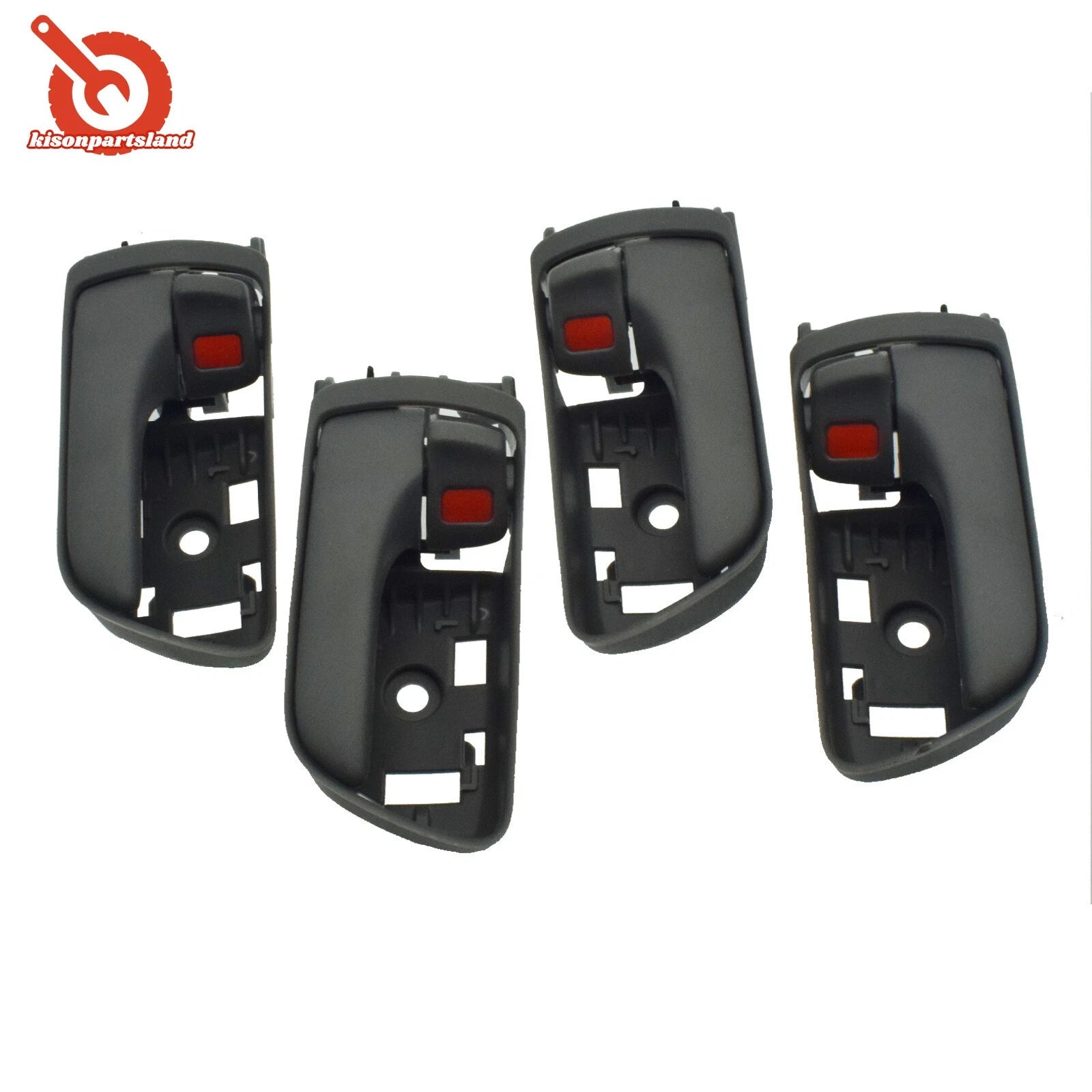 4PCS Inside Interior Door Handle Grey For 2004-10 Toyota Sienna Front Left Right 6B93BC-57