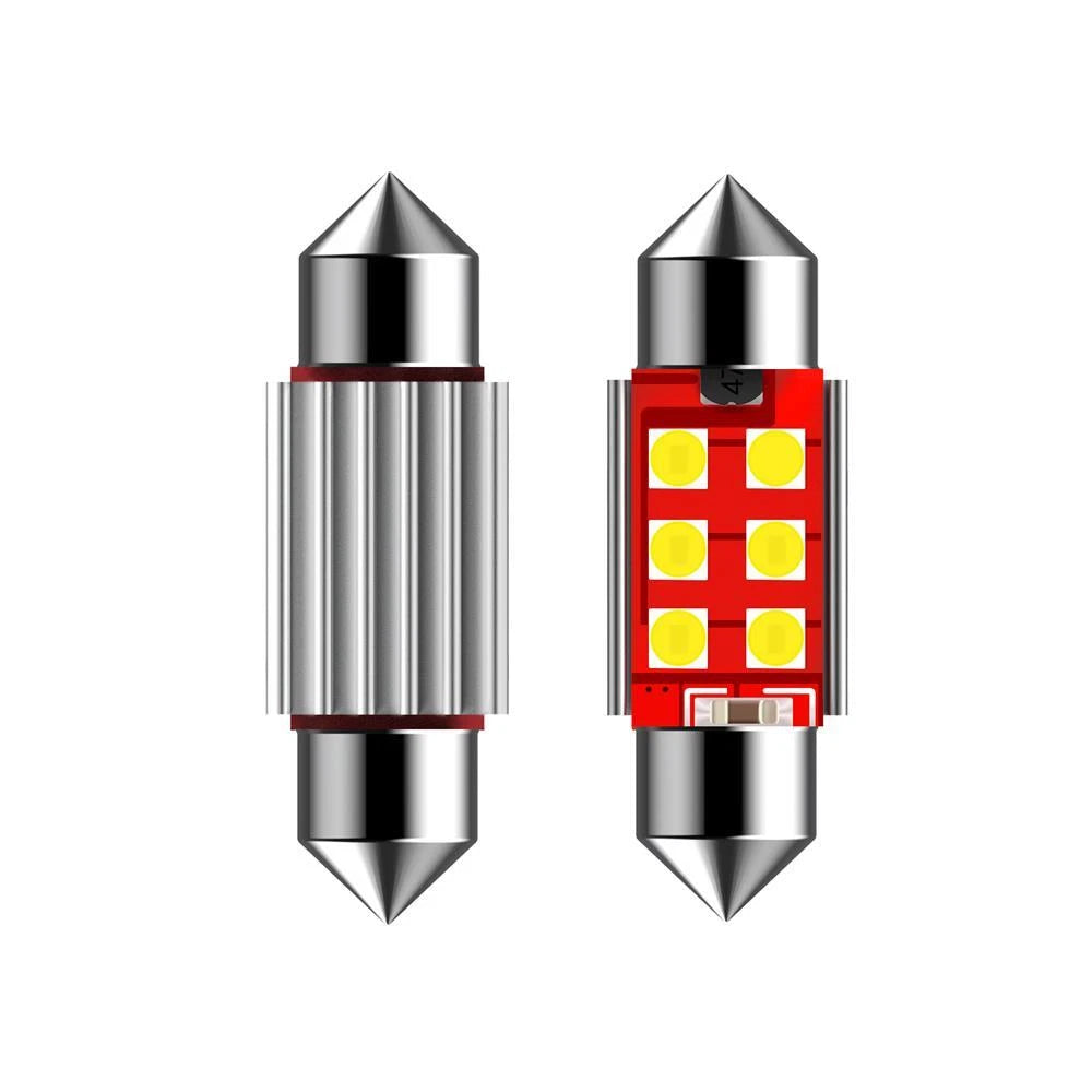 4pcs 36MM LED Light Car Bulb Lamp For Interior Dome Map Set Inside 6000K White A 6B93BC-57