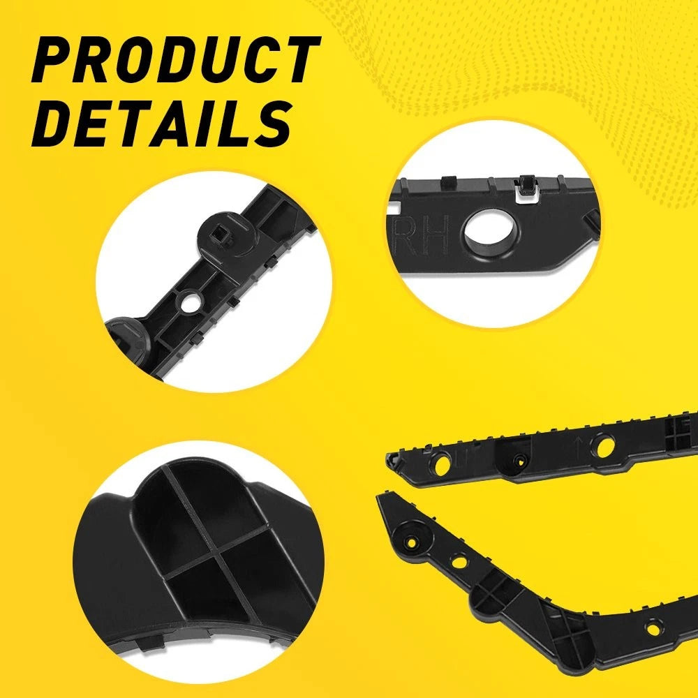 Bumper Bracket Left Right & Set Fit For 2013-2019 Nissan Sentra Rear Plastic 6B93BC-57