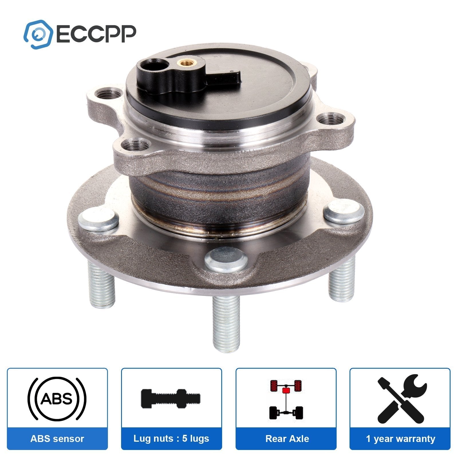 1Pc Rear Wheel Hub Bearing Assembly For 2014 2015 2016 2017 2018 Mazda 3 FWD 6B93BC-57