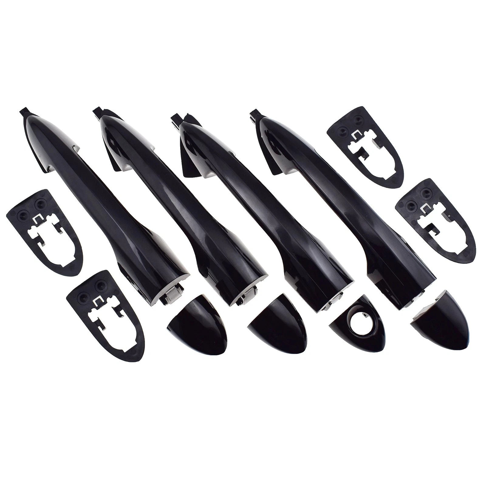 Set of 4 Sides Door Handles For Alfa Romeo Giulietta Mito Lancia Y 2012-onwards 6B93BC-57