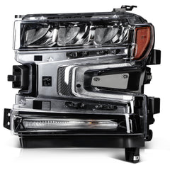 ECCPP Headlights Assembly For Chevrolet Silverado 1500 2019-2021 Pair Black 6B93BC-57