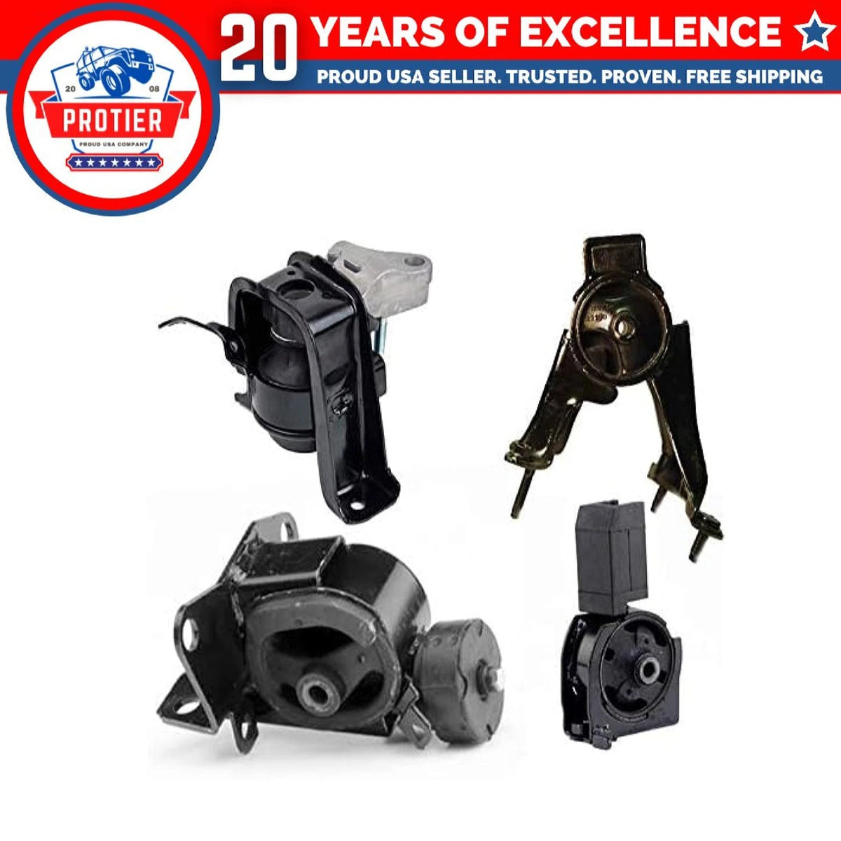 Fits 2003 Toyota Matrix XRS 1.8L AUTO Engine Motor & Transmission Mount Set : 6B93BC-57