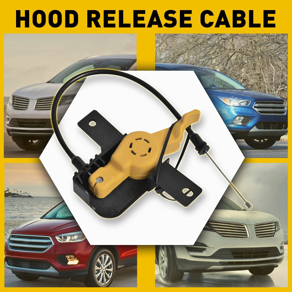 Hood-Latch Lock Release Cable Fits 2013-2018 Ford Escape/2015-2018 Lincoln MKC A 6B93BC-57
