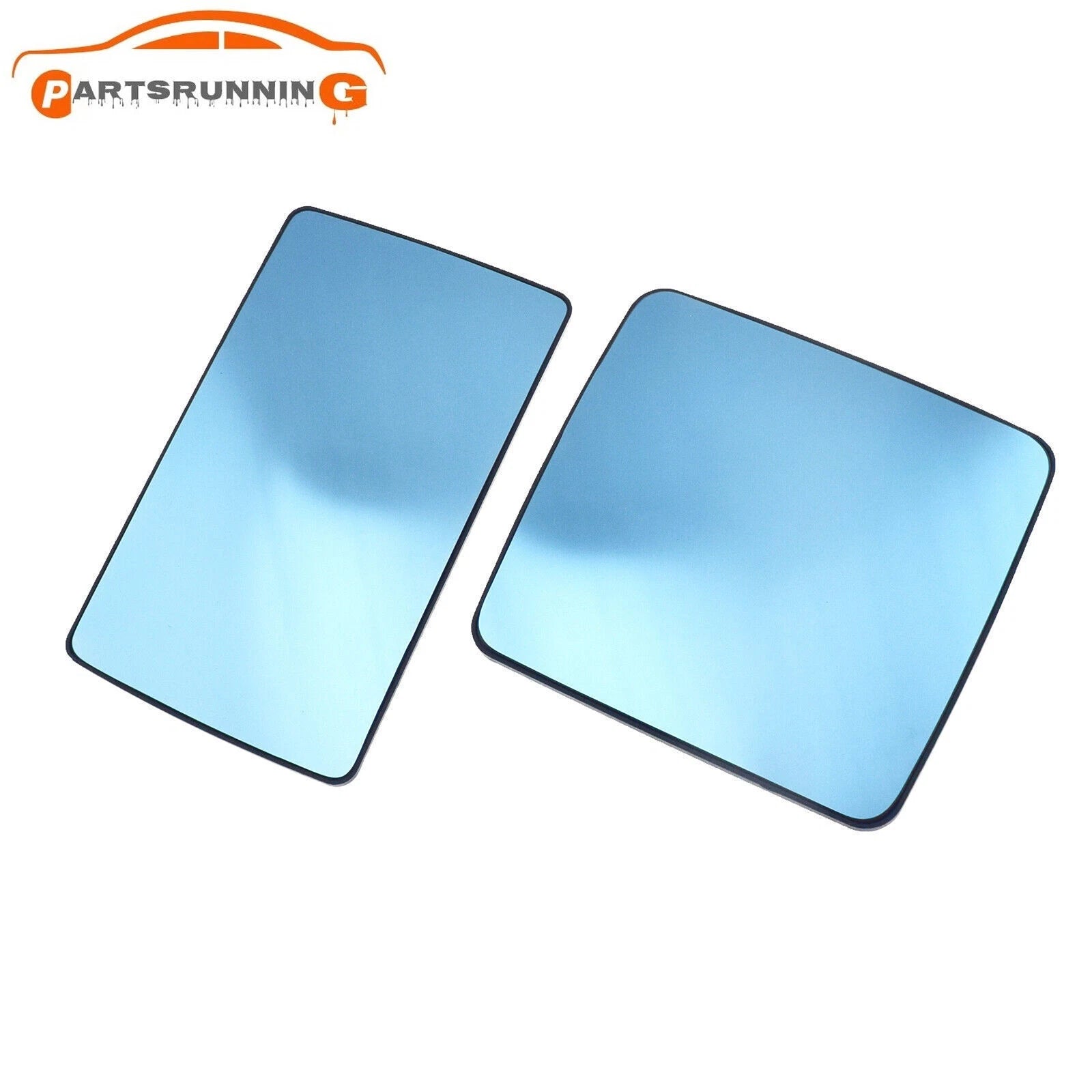 1248101321 Pair L+R Side Mirror Glass Heated For Mercedes-Benz W124 S124 W201190 6B93BC-57