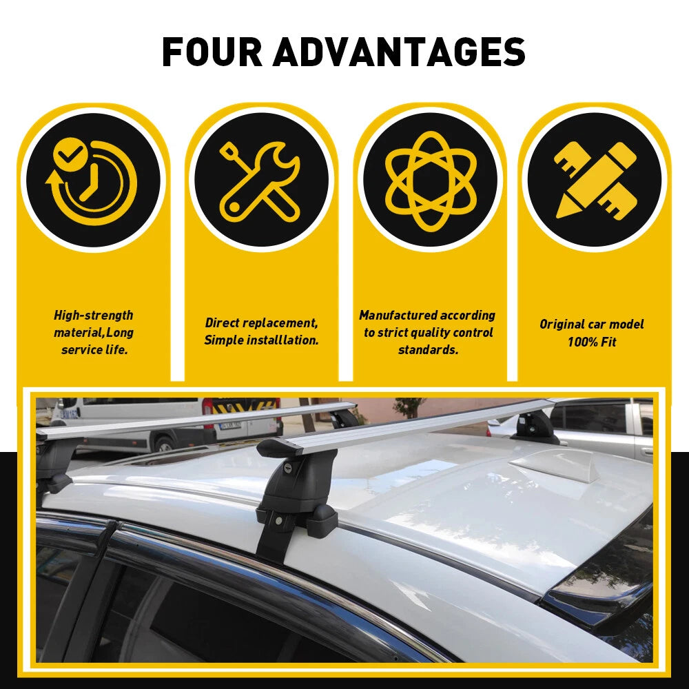 For 2014-2017 Toyota Corolla 2PCS Sedan Roof Drip Molding Trim Left & Right Side 6B93BC-57