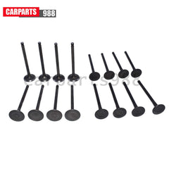 16Pcs Intake & Exhaust Valve Kit For Hyundai Elantra Kia Soul 2.0L 22212-23600 6B93BC-57