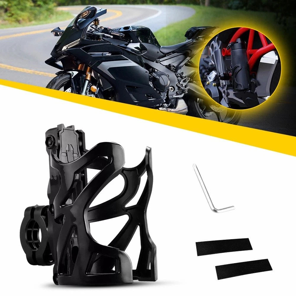 Motorcycle Adjustable Handlebar Cup Holder Mount Drink Water Bottle for ATV Bike 6B93BC-57