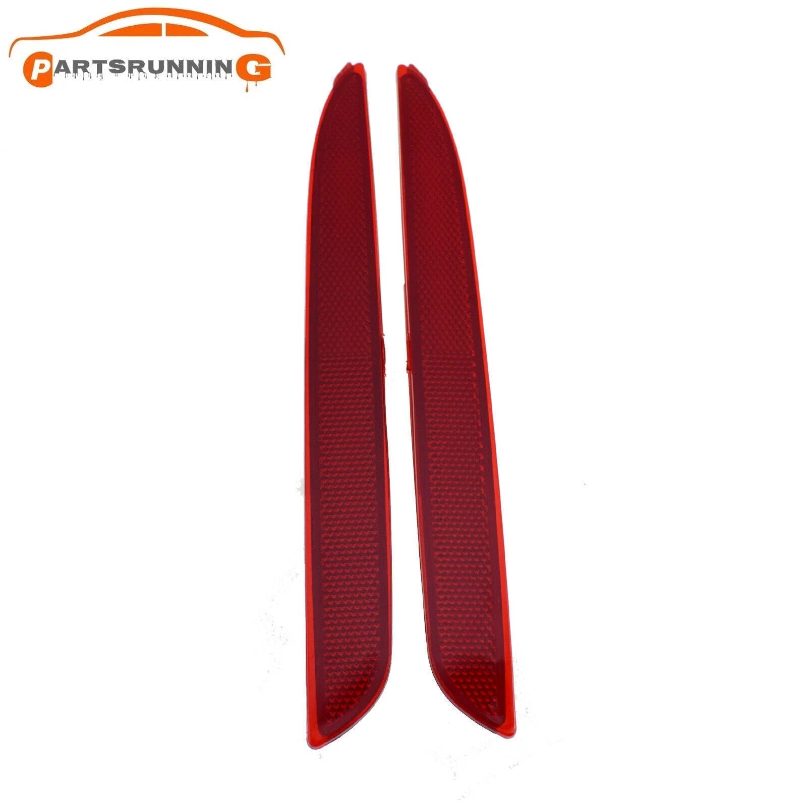 Set of 2 Rear Left & Right Bumper Reflector For Mazda 3 M3 Sedan Hatchback 09-13 6B93BC-57