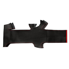 Top Leather Steering Wheel Hand-stitch on Wrap Cover For BMW E82 E90 E91 330i
