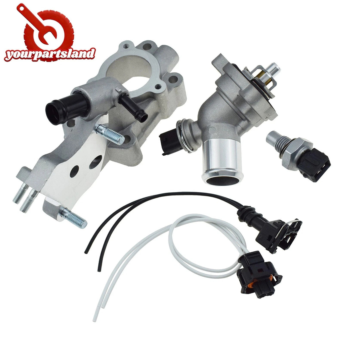 Coolant Thermostat Housing & Sensor & Plugs For Chevrolet Spark M300 2010-2015 6B93BC-57