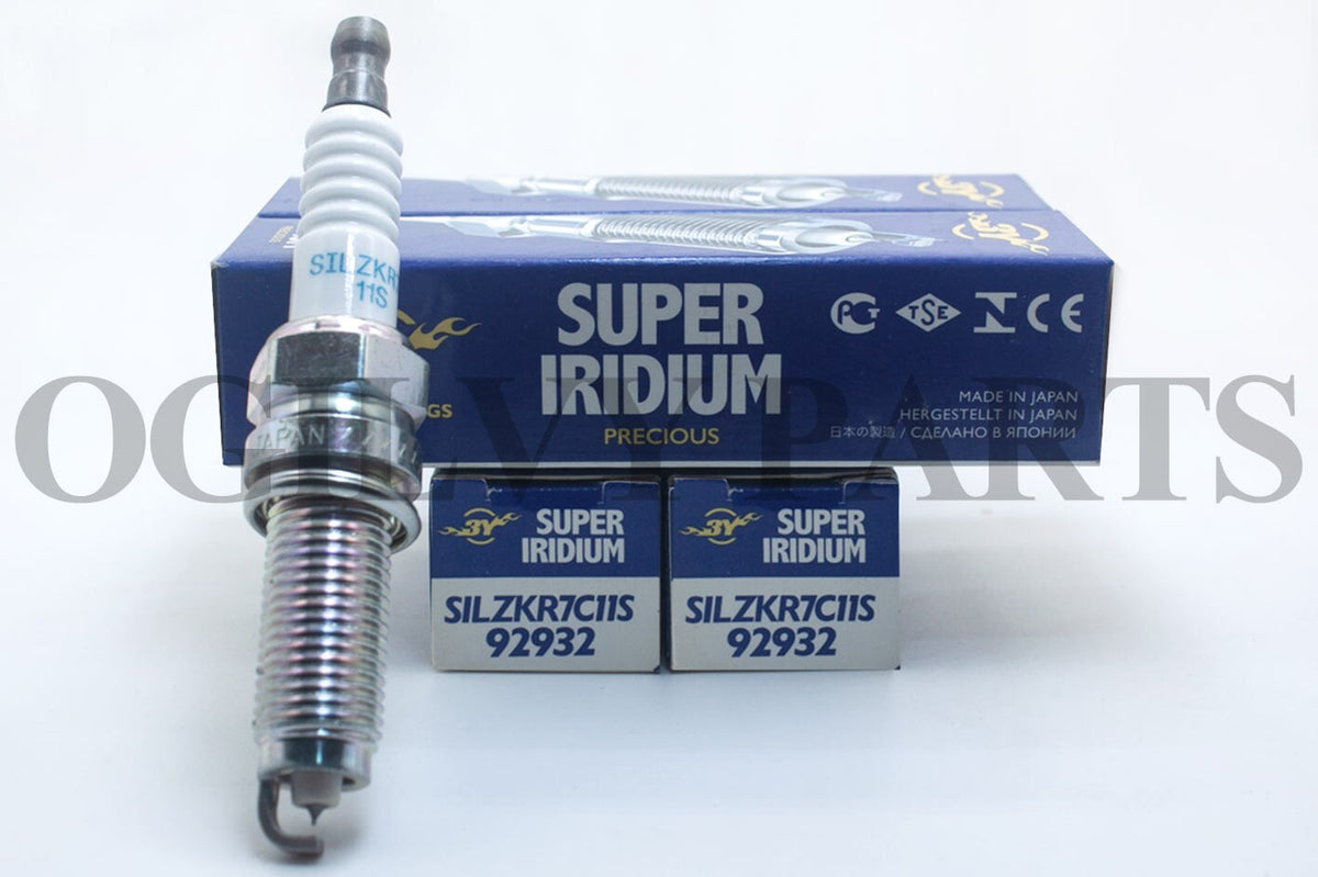 4PCS  3Y SILZKR7C11S For ngk LASER IRIDIUM SPARK PLUG 92932