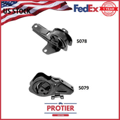 Trans Mount 2PCS Set Fit 97-99 Chevrolet Malibu 2.4L/ 97-03 Malibu 3.1L for Auto 6B93BC-57