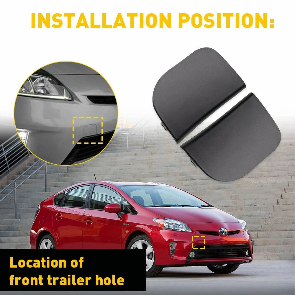 Front RH&LH Side Bumper-Tow Hook Eye Cap Cover Fit Toyota Prius V 2012-2015 6B93BC-57