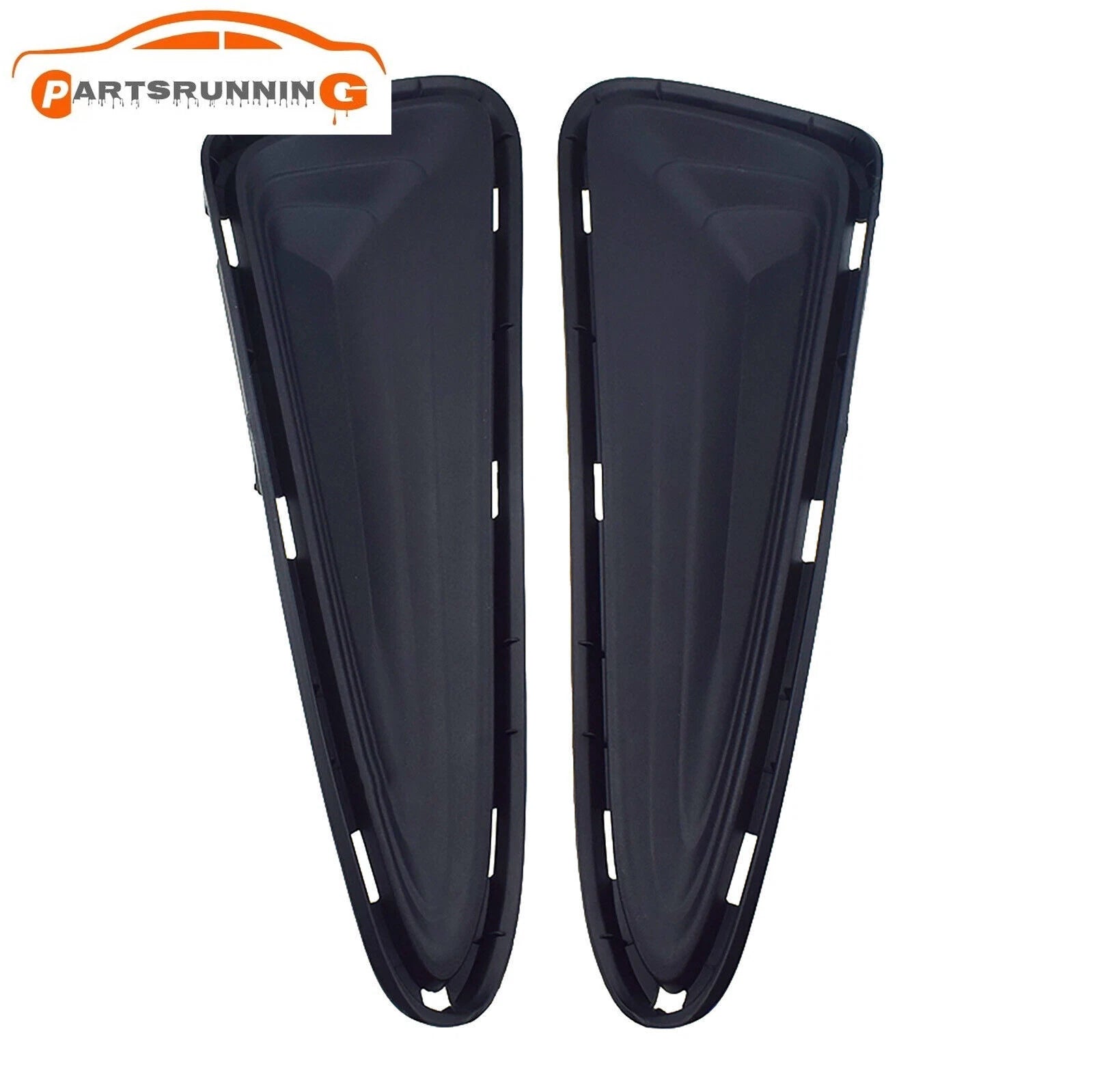 Pair Front Left Right Bumper Trim for 2018-19 Toyota C-HR 52128F4040,52127F4040 6B93BC-57