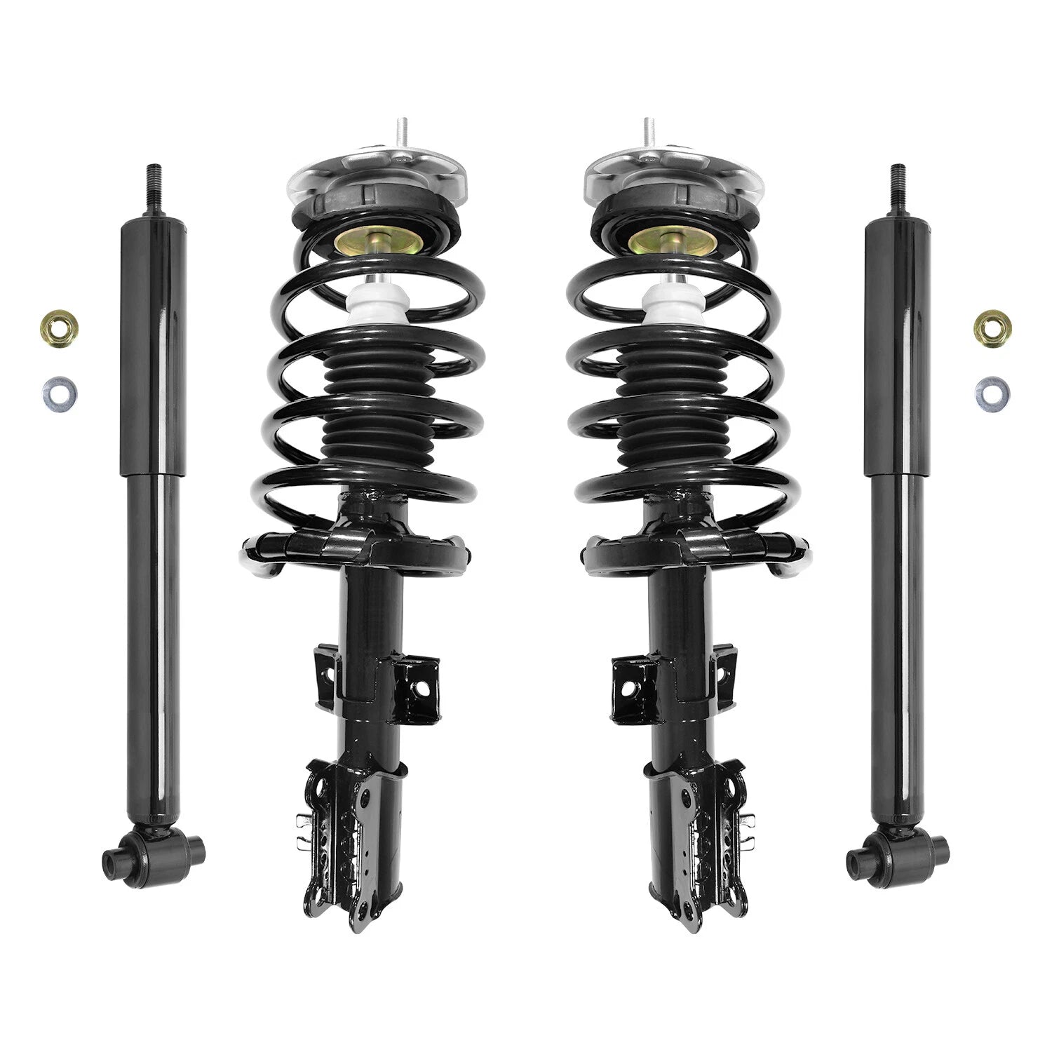 Front & Rear Complete Strut Assembly Shock Kit for 2001-2009 Volvo S60, 6B93BC-57