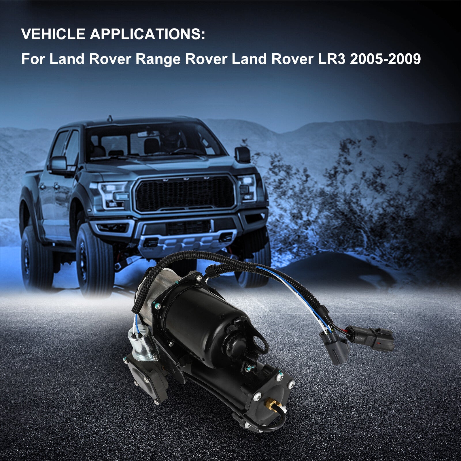 Air Suspension Compressor For Land Rover Range Rover Land Rover LR3 2005-2009 6B93BC-57