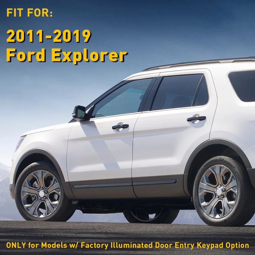 For 11-19 Ford Explorer Driver Side Door Entry Keypad Pillar Molding Trim LH EOA 6B93BC-57