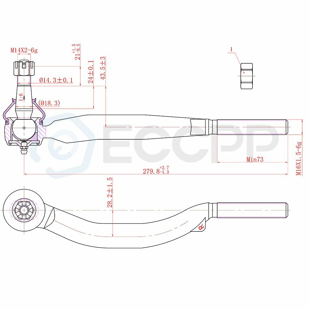 For Chevy Trailblazer & GMC Envoy 4PCS Front Inner Outer Tie Rod End Links Kit 6B93BC-57