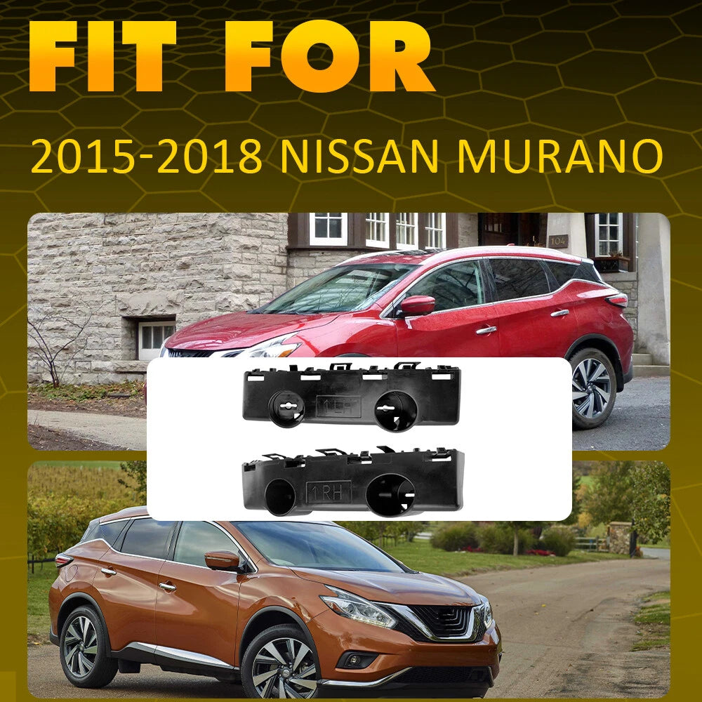 FOR 2015-2019 NISSAN MURANO LEFT AND RIGHT SIDE BUMPER TO FENDER BRACKETS 6B93BC-57